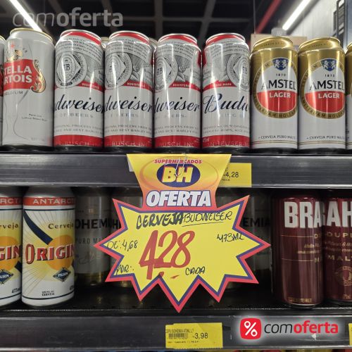 Cerveja Budweiser 473ml - Latão