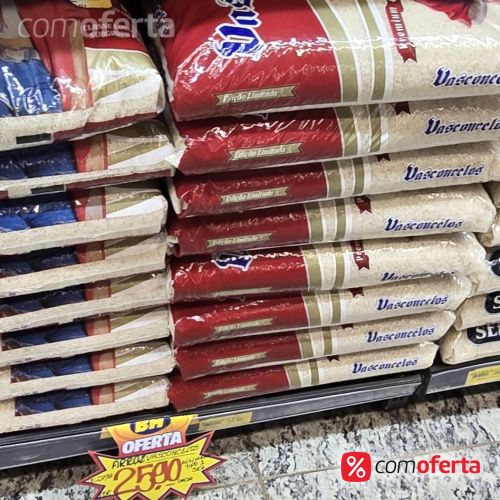 Arroz Branco Vasconcelos Tipo1 - 5Kg