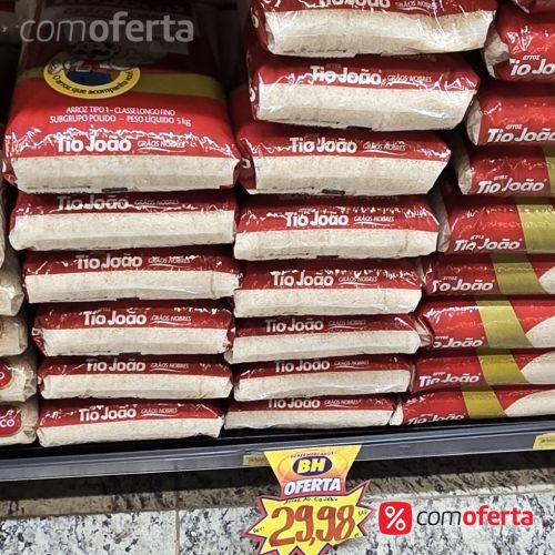 Arroz Branco Tio João Tipo 1 - 5kg