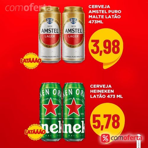 Cerveja Heineken 473ml - Latão