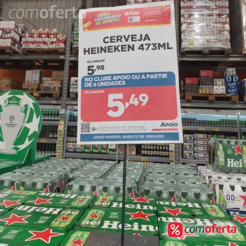 Cerveja Heineken 473ml - Latão