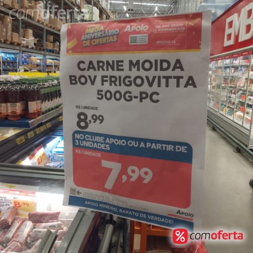 Carne Bovina Moída 500g
