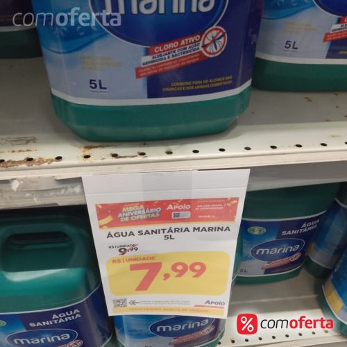 Água Sanitária Marina 5l