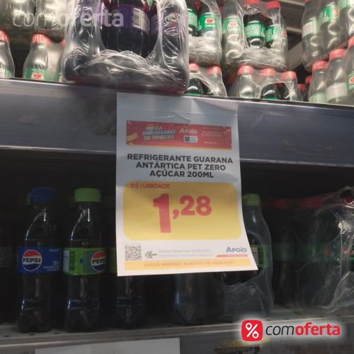Refrigerante Antarctica Guaraná 200ml Pet