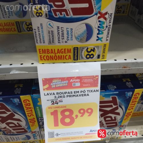 Detergente em Pó Ype Tixan - 2,2 kg