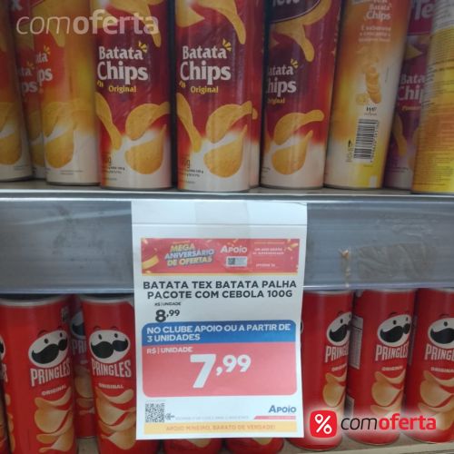 Batata Chips Tex 100g
