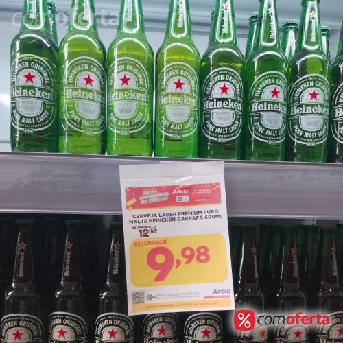 Cerveja Heineken 600ml Garrafa