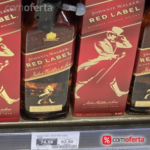 Whisky Johnnie Walker Red Label 750ml