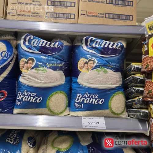 Arroz Branco Camil Tipo 1- 5kg