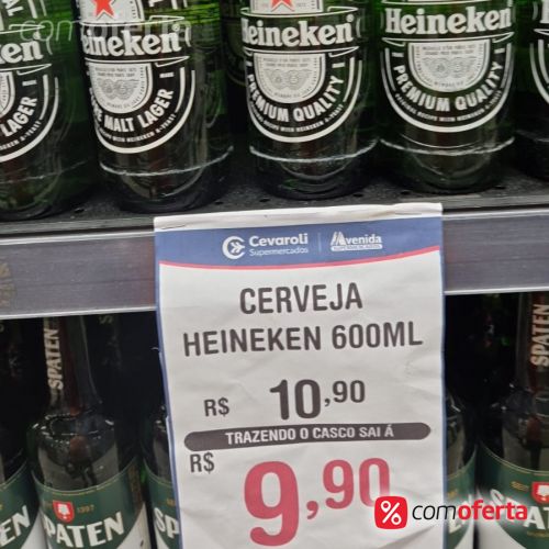 Cerveja Heineken 600ml Garrafa