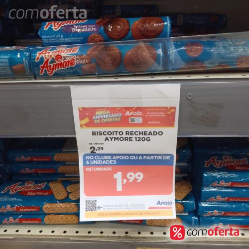 Biscoito Recheado Aymore - 120g