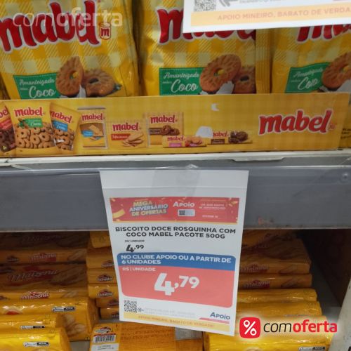 Rosquinha Mabel Coco 500g