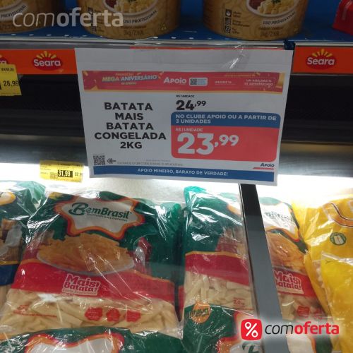 Batata Congelada Mais Batata 2 Kg