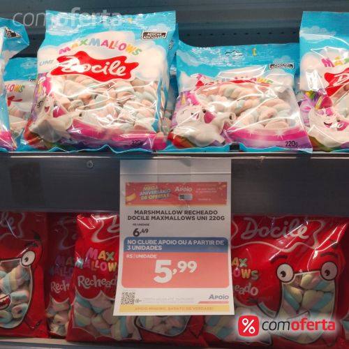 Marshmallow Docile Max 220g ou 250g