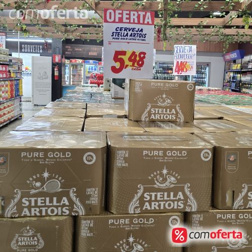 Cerveja Stella Artois Pure Gold 473ml Latão