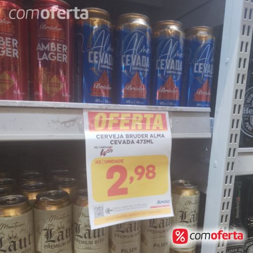 Cerveja Bruder Alma Cevada - 473ml Latão