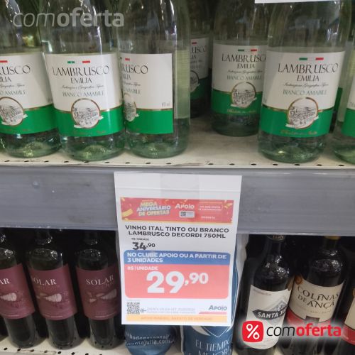 Vinho Lambrusco 750 ml