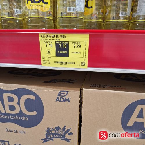 Óleo de Soja ABC 900ml