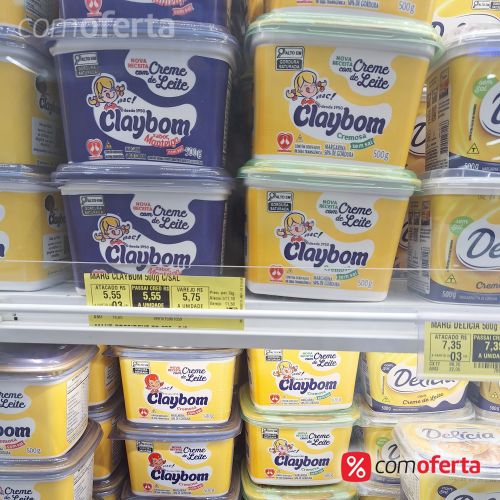 Margarina Claybom Com Sal 500g