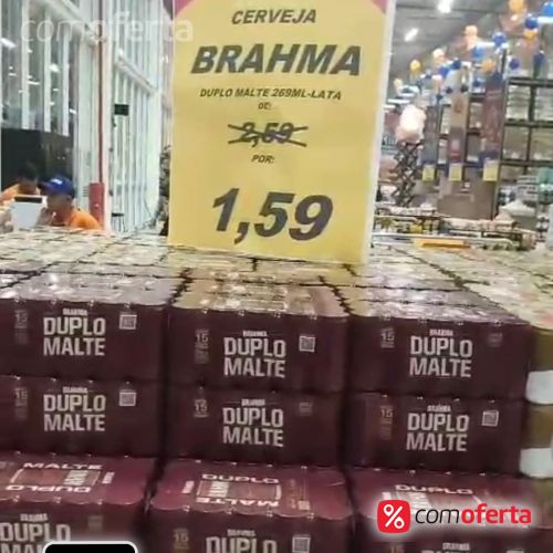 Cerveja Brahma Duplo Malte 269ml - Lata