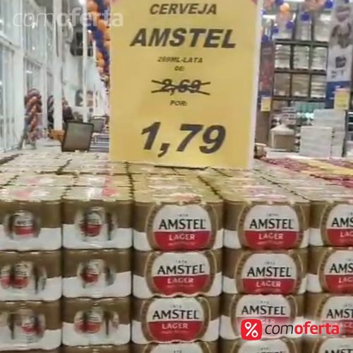 Cerveja Amstel Lager 269 ml - Lata