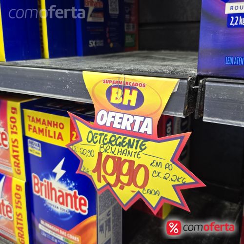Detergente em Pó Brilhante - 2,2kg