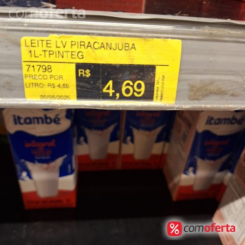 Leite Integral Piracanjuba 1L