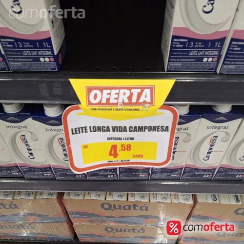 Leite Integral Camponesa 1 litro