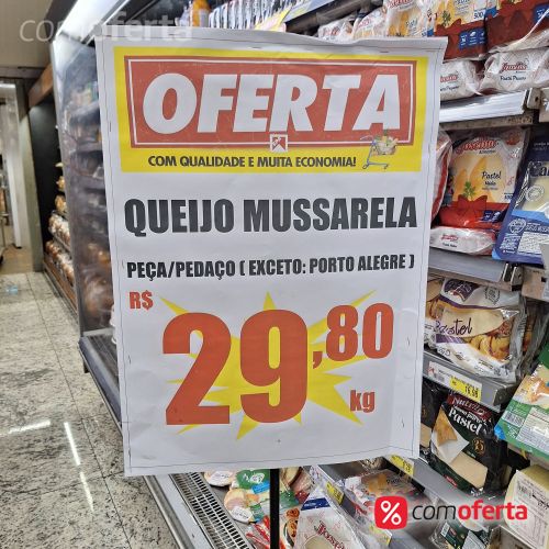 Queijo Mussarela Peça Pedaço Kg