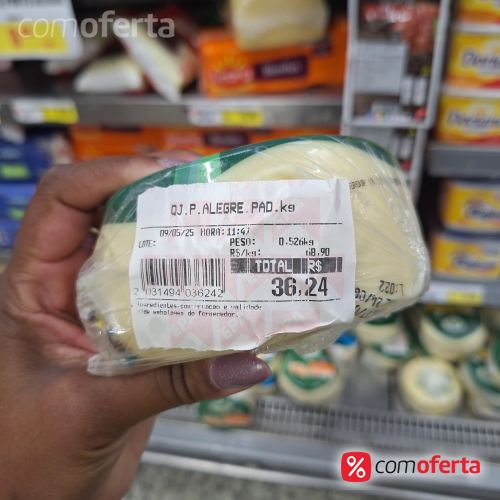 Queijo Minas Padrão Porto Alegre - Kg
