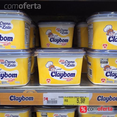 Margarina Claybom Com Sal 500g