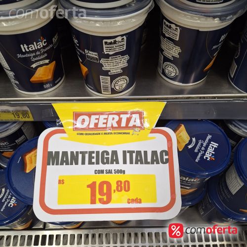 Manteiga Italac com Sal 500G