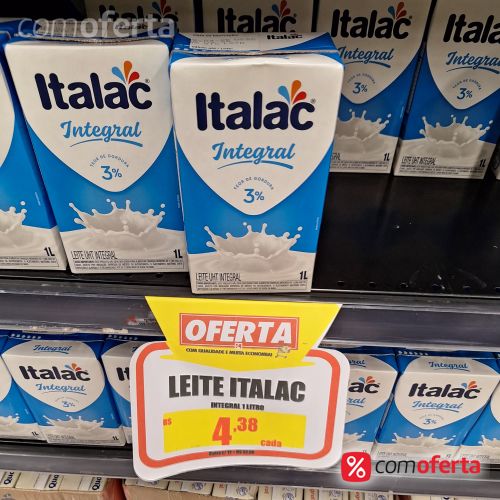 Leite Integral Italac 1 litro