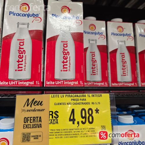 Leite Integral Piracanjuba 1L