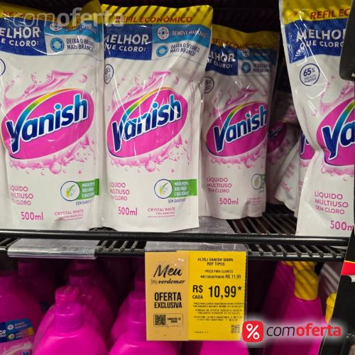 Alvejante Vanish Sem Cloro 500ml Sache