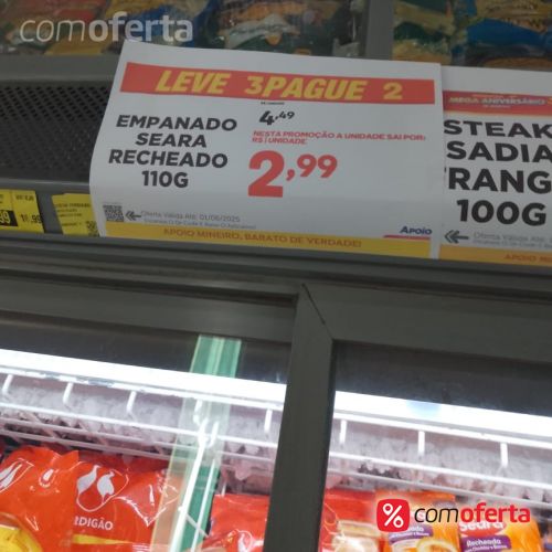 Empanado Recheado Seara 110g