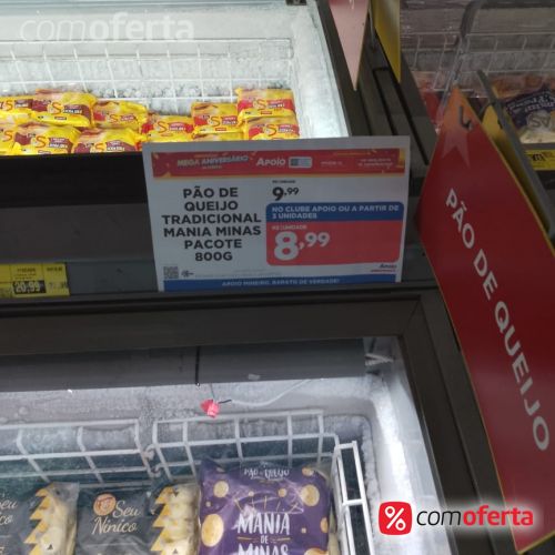 Pão de Queijo Mania de Minas 800g