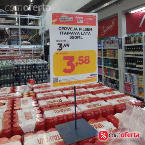 Cerveja Itaipava 550ml - Mega Latão