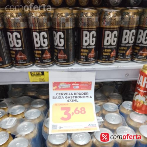 Cerveja Bruder Baixa Gastronomia 473ml - Latão