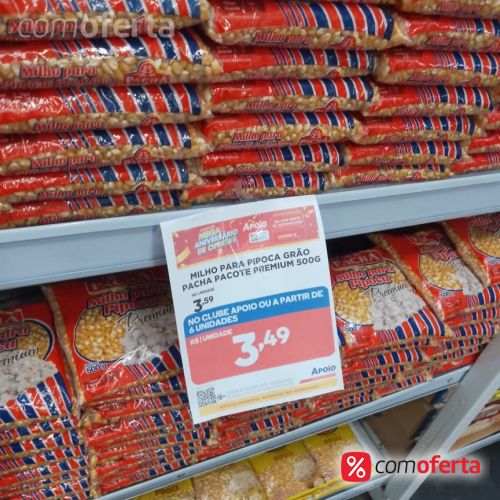 Milho para Pipoca Pachá Premium 500g