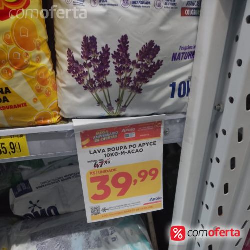 Detergente em Pó Ápyce Multiação 10Kg