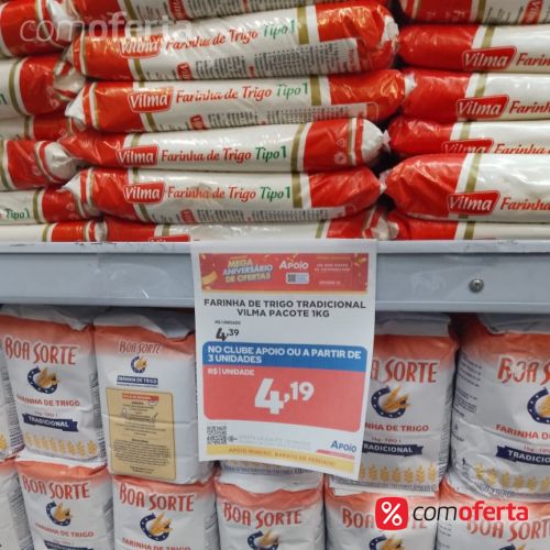 Farinha de Trigo Vilma Tradicional 1kg