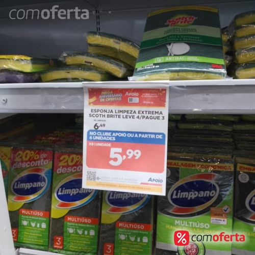 Esponja Scotch Brite Leve 4 Pague 3