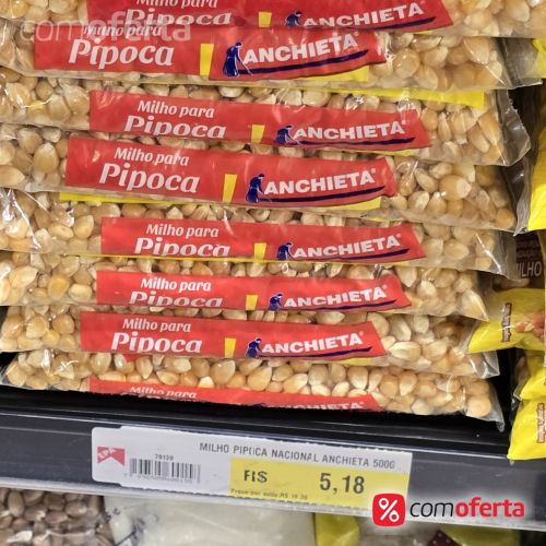 Milho para Pipoca Anchieta 500g