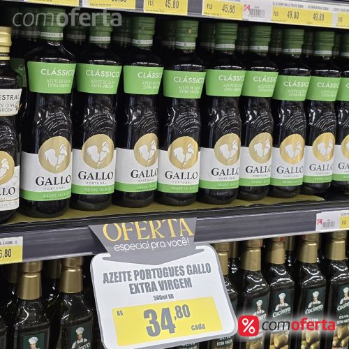 Azeite Gallo Português Extra Virgem 500ml