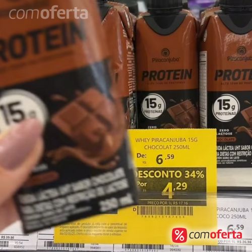 Bebida Láctea Piracanjuba Whey 15g Proteina 250ml