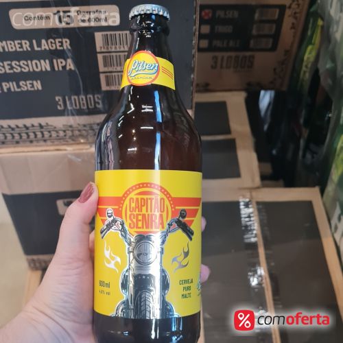 Cerveja Capitão Senra Pilsen - 600ml