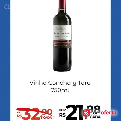 Vinho Chileno Concha Y Toro Reservado 750ml
