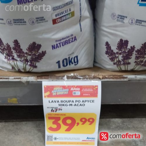 Detergente em Pó Ápyce Multiação 10Kg