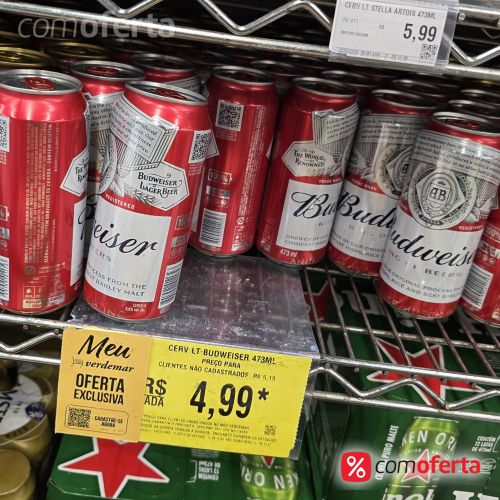 Cerveja Budweiser 473ml - Latão